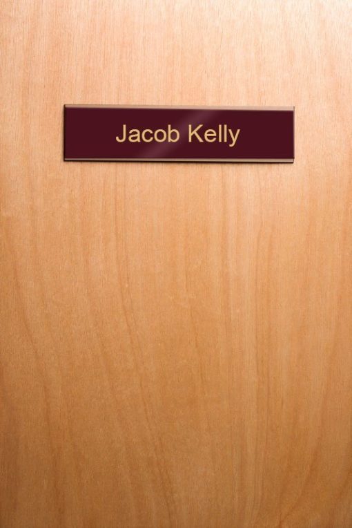 Office Nameplates for Doors and Walls - Nap-Nameplates.com