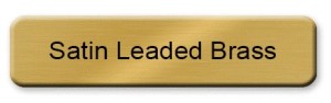 Brass Name Badges for Realtors and Managers - Metal Name Tags from Nap-Nameplates.com