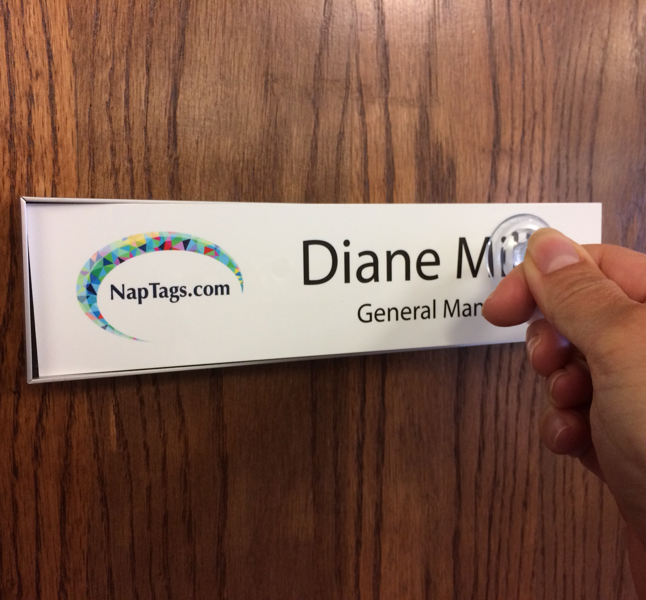 Changeable Name Plate Frames For Walls Or Doors 8 X 2 Or 10 X 2 