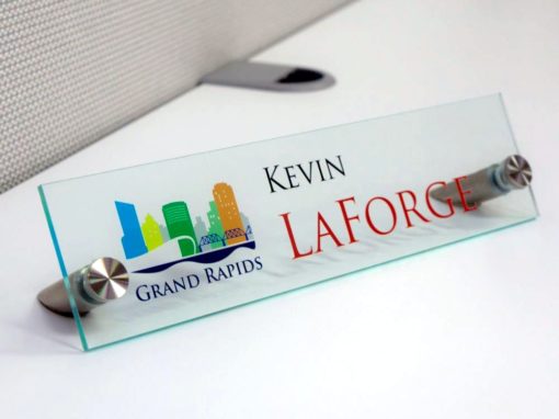 office acrylic nameplates