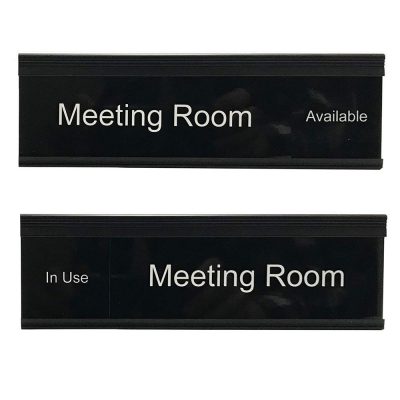 Meeting Room Slider Signs - NapNameplates