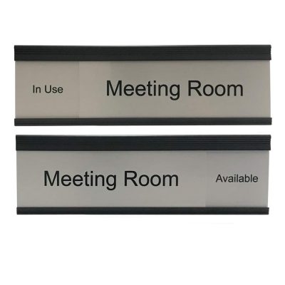 Large Slider Signs with Custom Text for Offices - Nap Nameplates