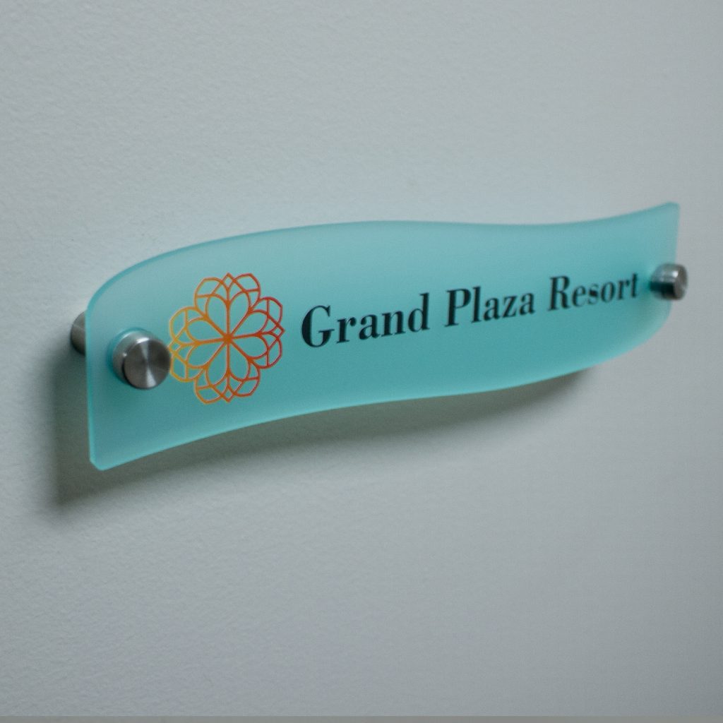 Acrylic Name Plates for Offices Printed in FullColor