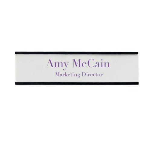 Printable Paper Name Plate & Holder Kit - Napnameplates.com