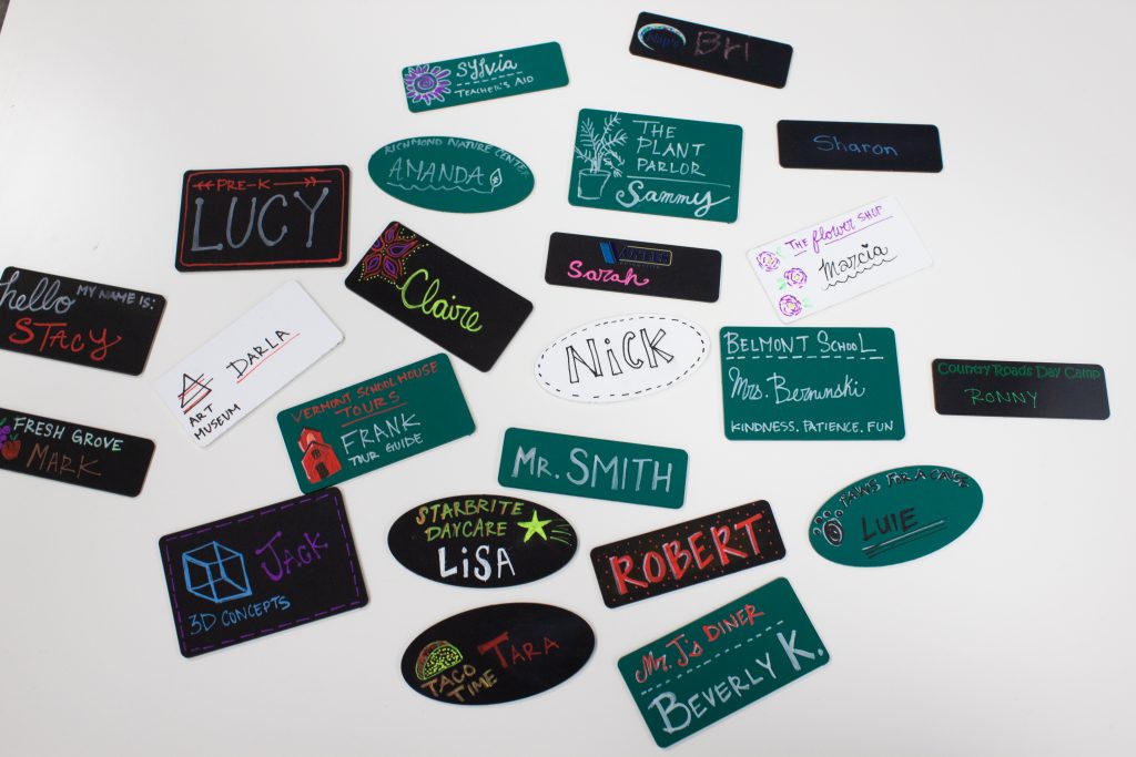 Chalkboard Name Badges - Napnameplates.com